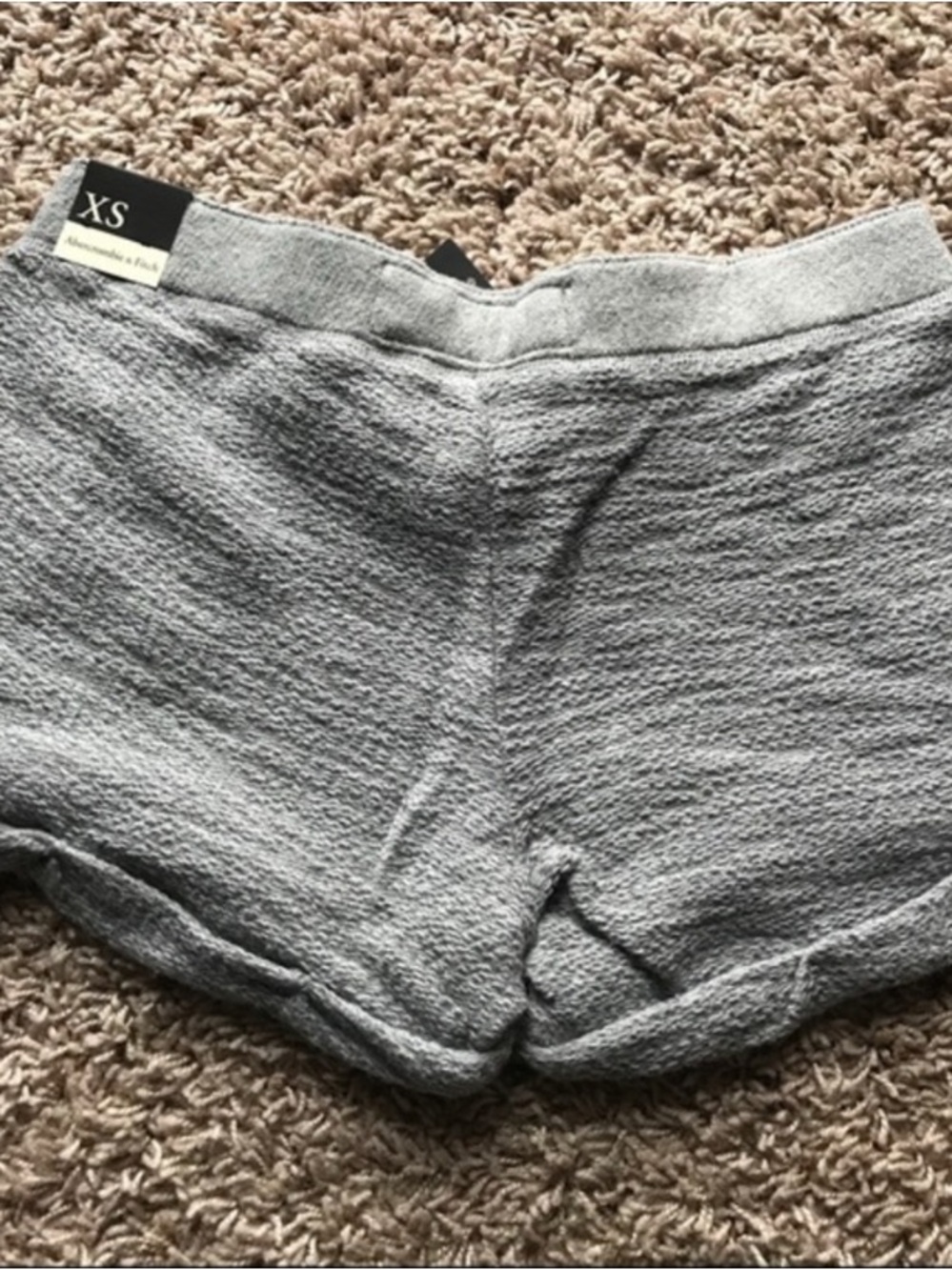 NWT Abercrombie & Fitch Soft Gray Shorts Xs - Picture 2 of 4